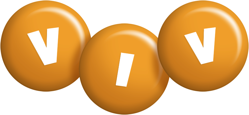 Viv candy-orange logo