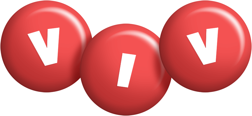 Viv candy-red logo
