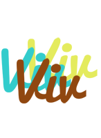 Viv cupcake logo