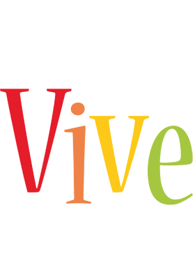 Vive birthday logo