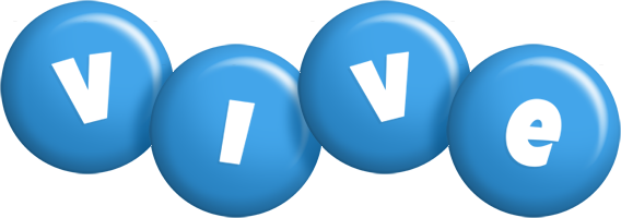 Vive candy-blue logo