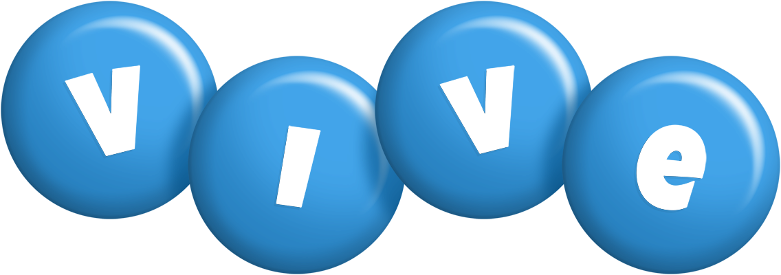 Vive candy-blue logo