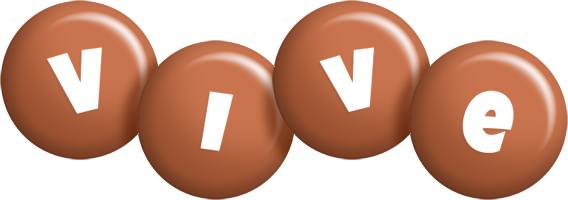 Vive candy-brown logo