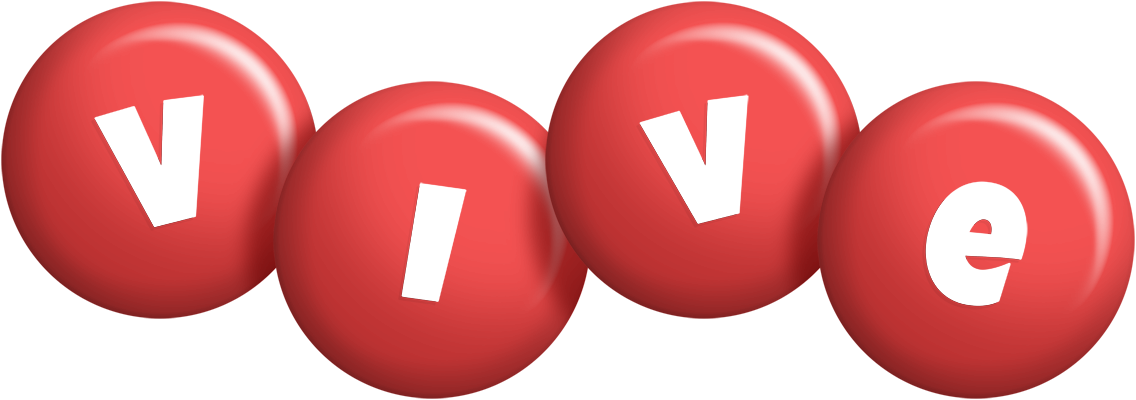 Vive candy-red logo