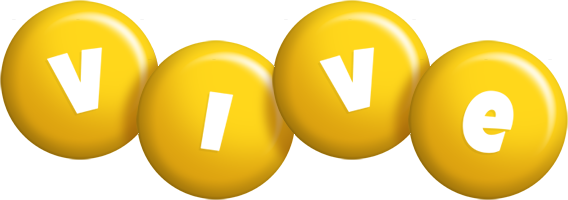 Vive candy-yellow logo