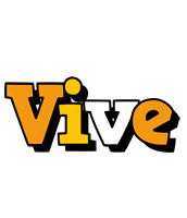 Vive cartoon logo
