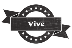 Vive grunge logo