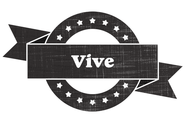 Vive grunge logo