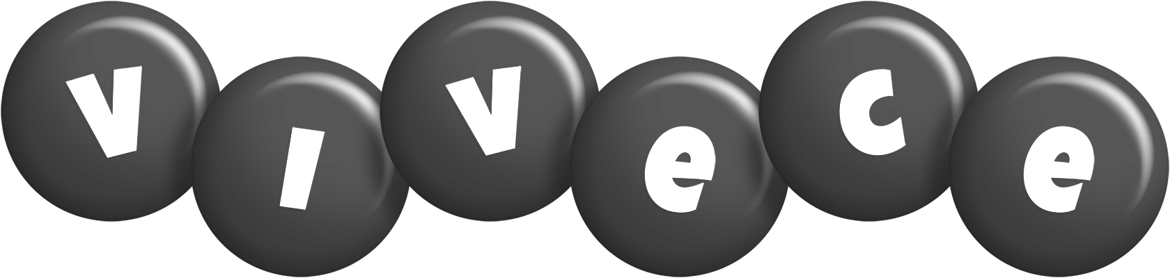 Vivece candy-black logo