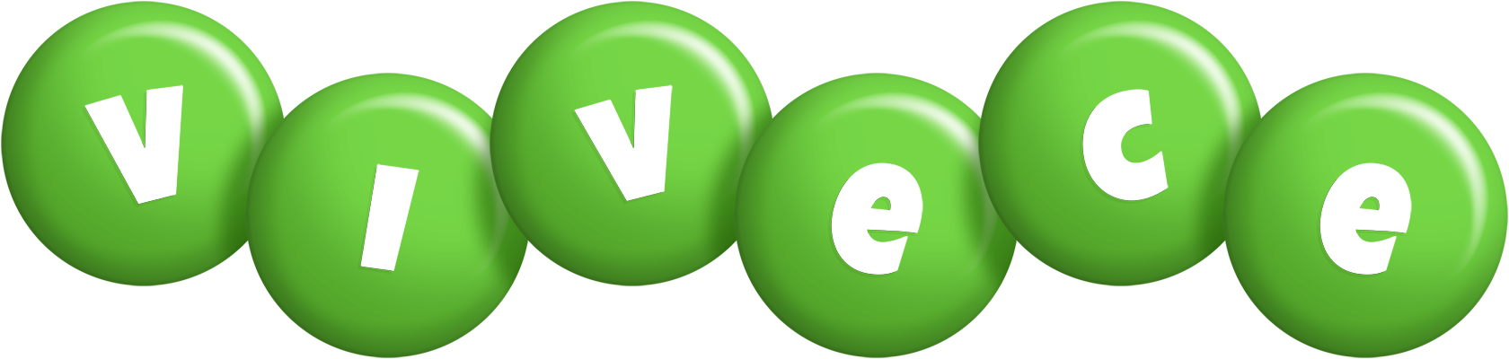 Vivece candy-green logo