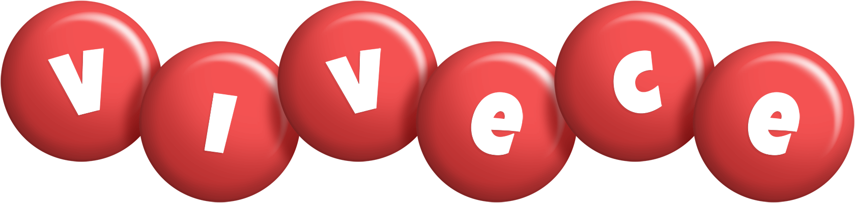 Vivece candy-red logo