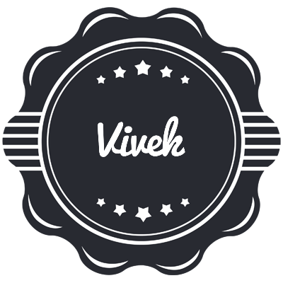 Vivek badge logo