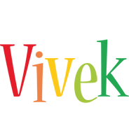 Vivek Logo Name Logo Generator Smoothie Summer Birthday Kiddo Colors Style