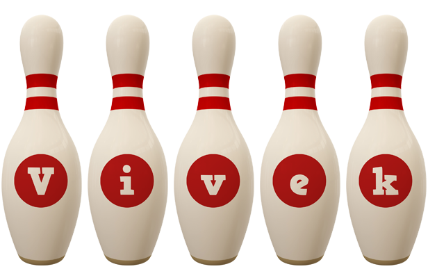 Vivek bowling-pin logo