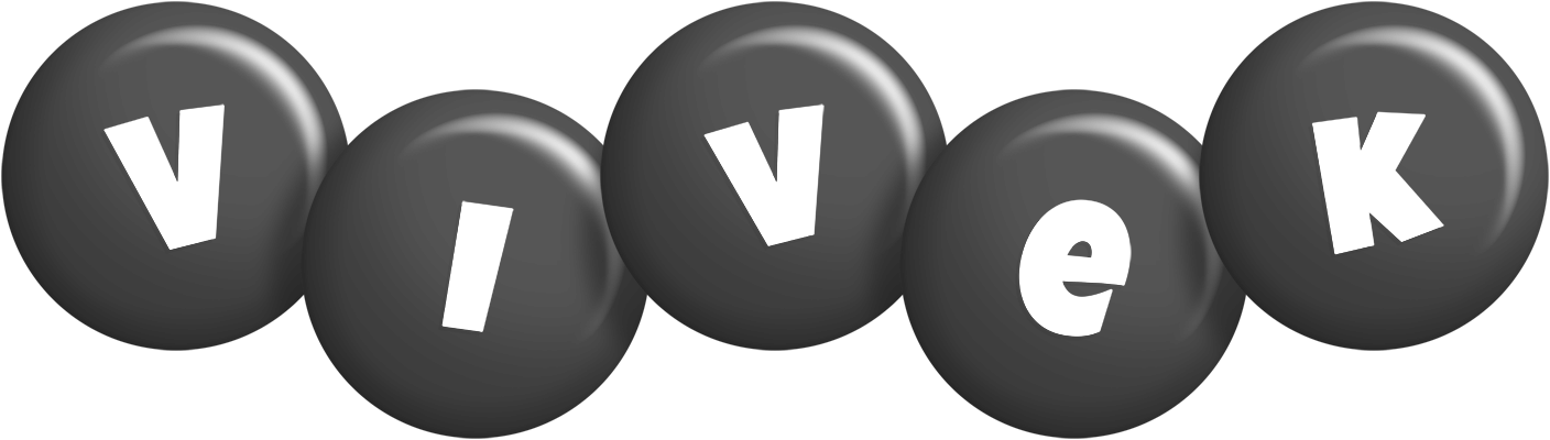 Vivek candy-black logo
