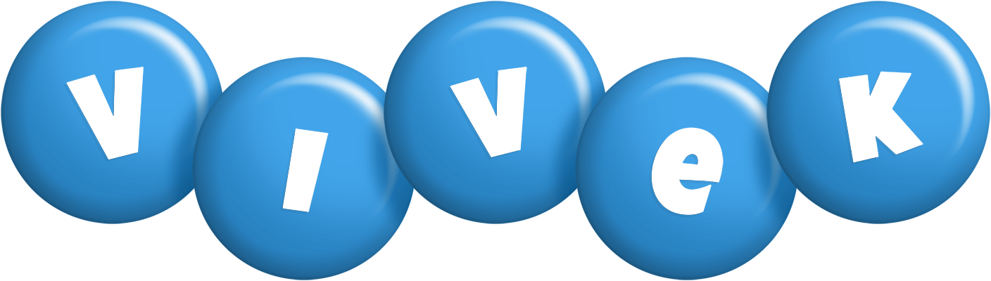 Vivek candy-blue logo