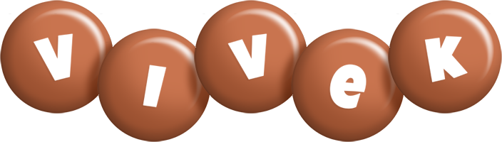 Vivek candy-brown logo