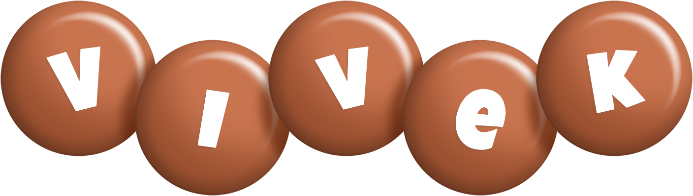 Vivek candy-brown logo