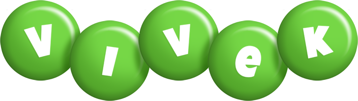 Vivek candy-green logo