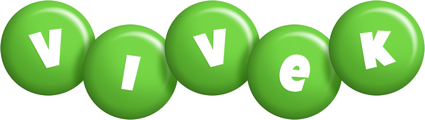 Vivek candy-green logo