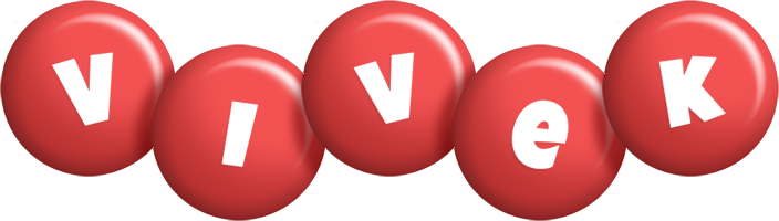 Vivek candy-red logo
