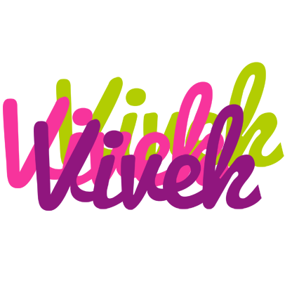 Vivek flowers logo