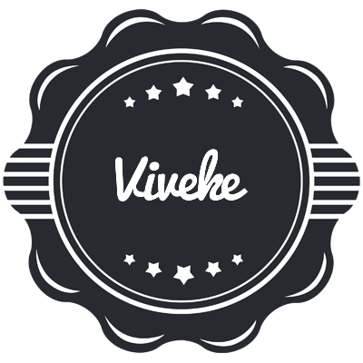 Viveke badge logo