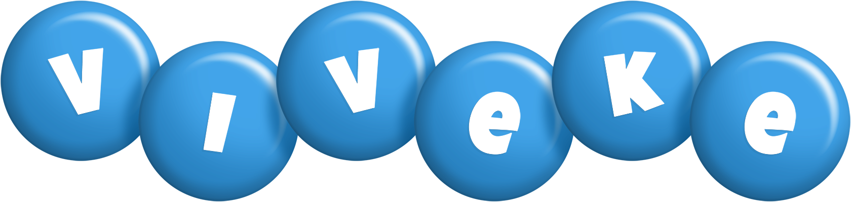 Viveke candy-blue logo