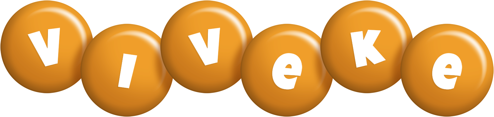 Viveke candy-orange logo