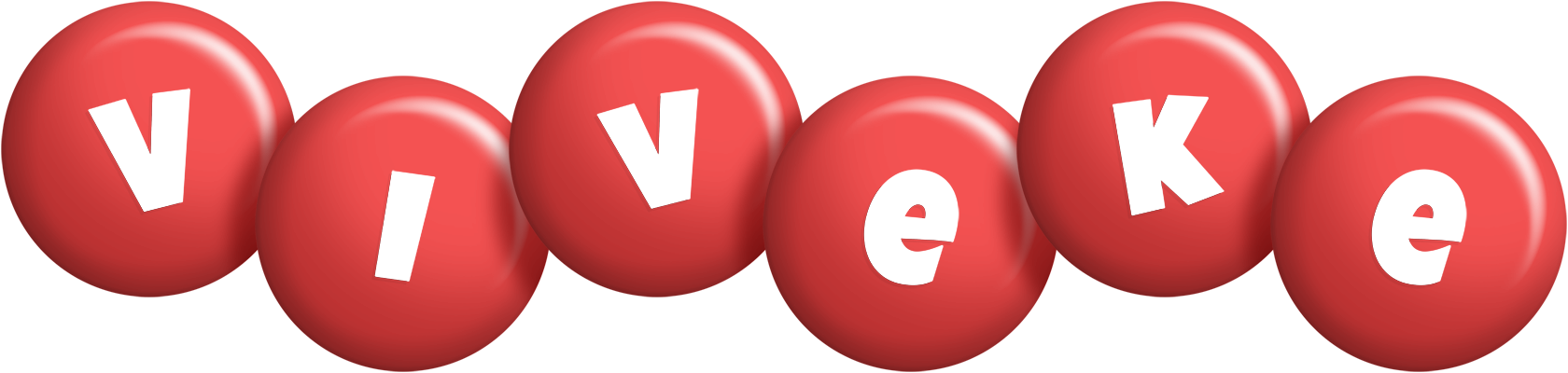 Viveke candy-red logo