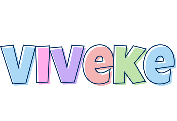 Viveke pastel logo