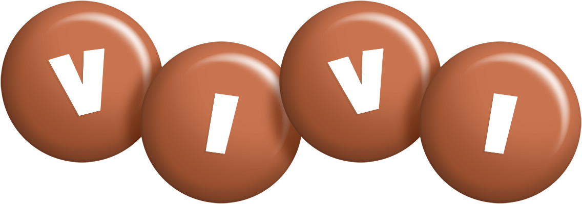 Vivi candy-brown logo