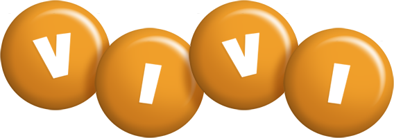 Vivi candy-orange logo