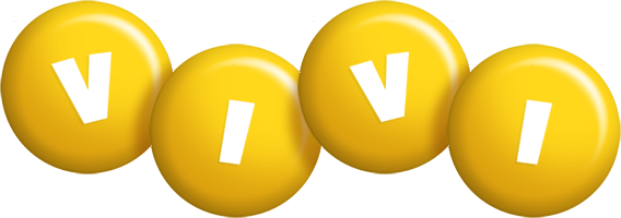 Vivi candy-yellow logo