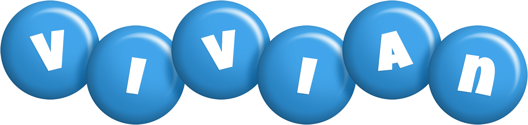 Vivian candy-blue logo