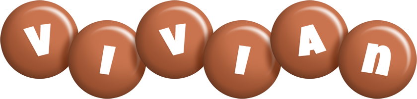 Vivian candy-brown logo