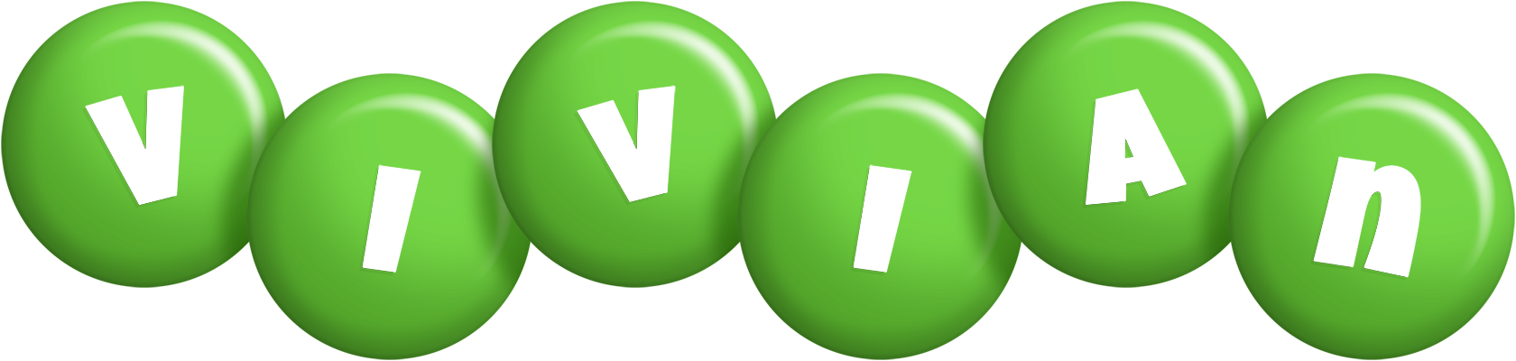 Vivian candy-green logo