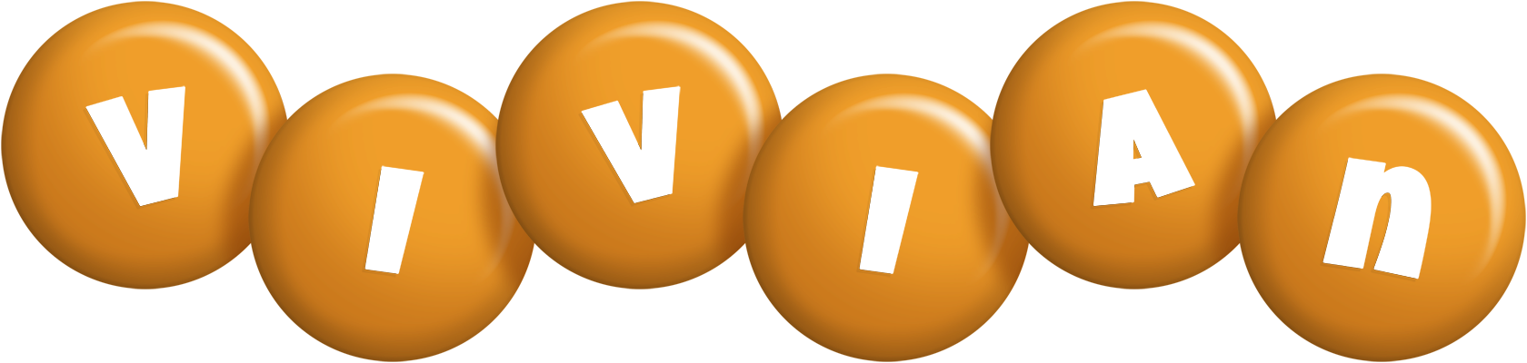 Vivian candy-orange logo