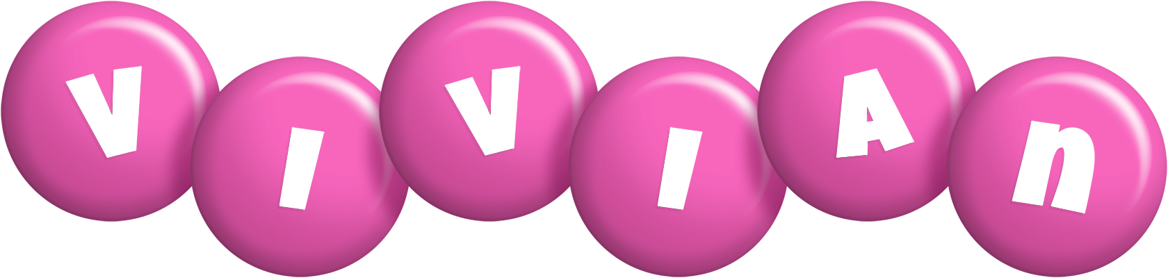 Vivian candy-pink logo