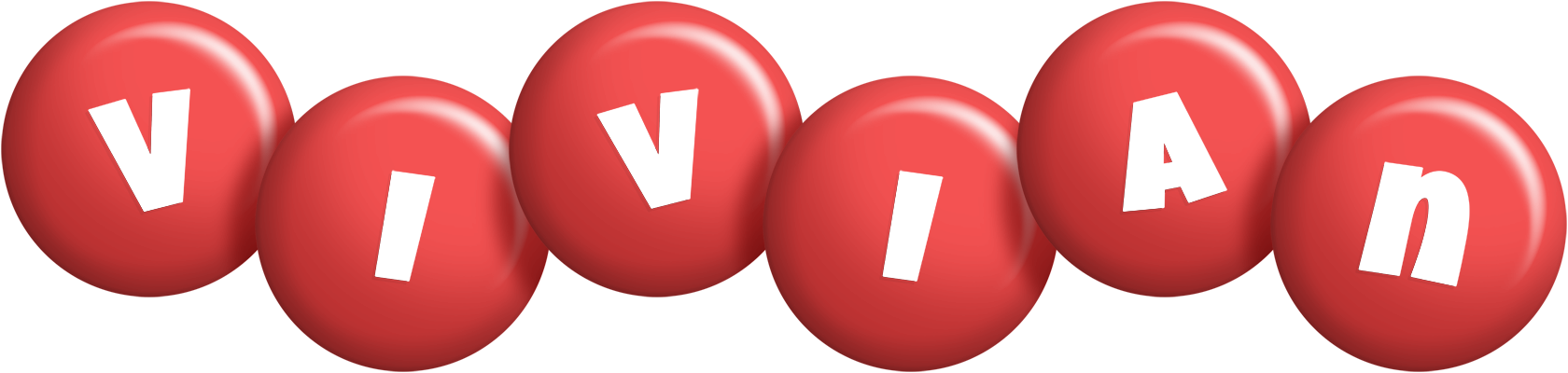Vivian candy-red logo