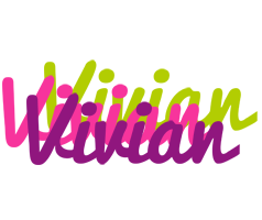Vivian flowers logo
