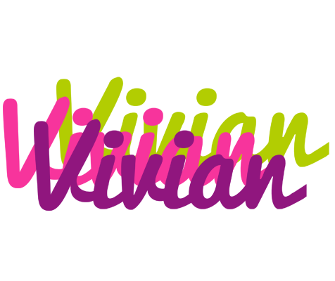 Vivian flowers logo