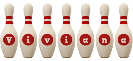 Viviana bowling-pin logo