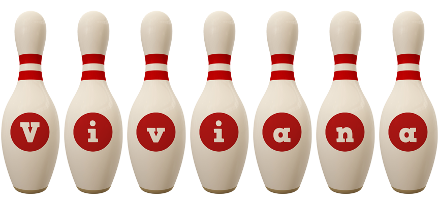 Viviana bowling-pin logo