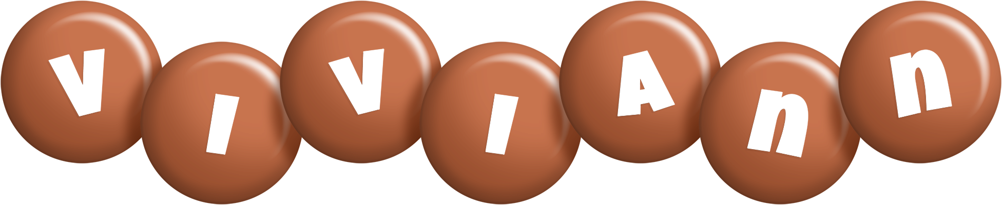Viviann candy-brown logo