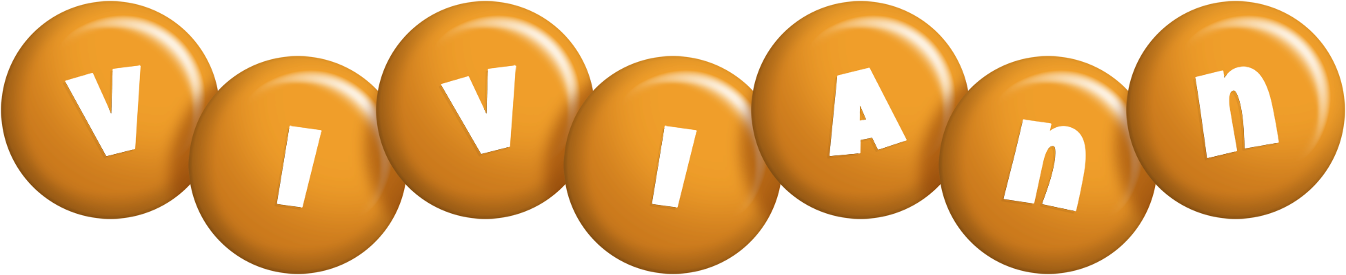 Viviann candy-orange logo
