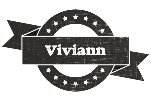 Viviann grunge logo