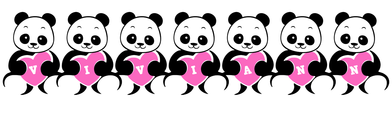 Viviann love-panda logo