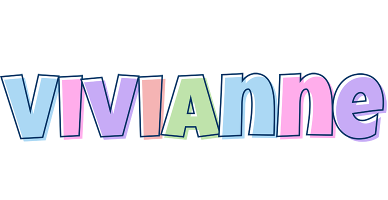 Vivianne pastel logo