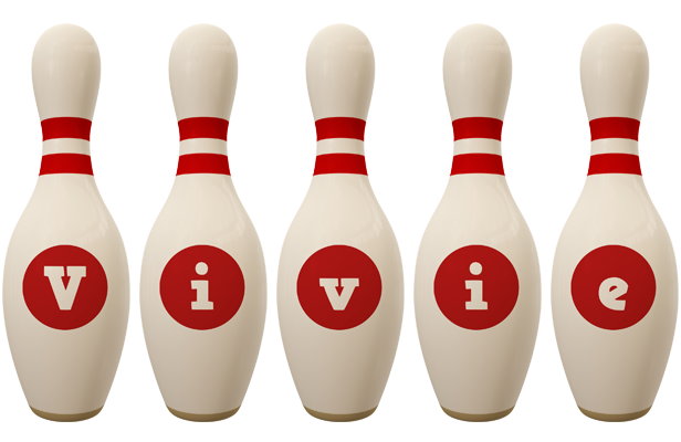 Vivie bowling-pin logo